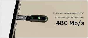 Adapter USB Unitek A1050ABK03 USB-C - MicroUSB Czarny  (A1050ABK03) 8