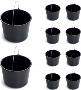 10x Wiadro budowlane 5l Gospodarcze plastikowe ogrodowe 1