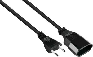 Alcasa P0300-S010 kabel zasilające Czarny 1 m Wtyczka zasilająca typu C 2
