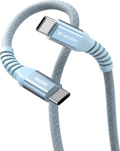 Kabel USB Verbatim USB-C - USB-C 1.2 m Niebieski (31852) 2