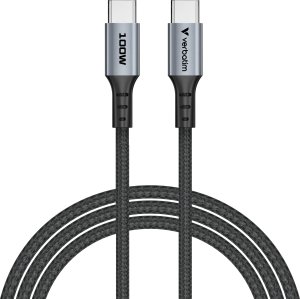 Kabel USB Verbatim USB-C - USB-C 1.2 m Czarny (31846) 3