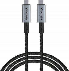 Verbatim 31847 kabel USB USB4 Gen 2x2 1,2 m USB C Czarny 1