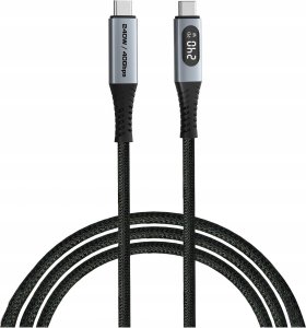 Verbatim 31849 kabel USB USB4 Gen 2x2 1,2 m USB C Czarny 1