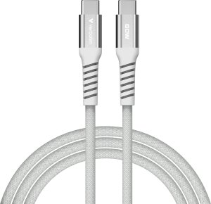 Kabel USB Verbatim USB-C - USB-C 1.2 m Szary (31850) 3