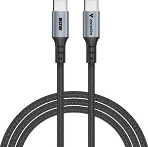 Kabel USB Verbatim USB-C - USB-C 1.2 m Czarny (31845) 3