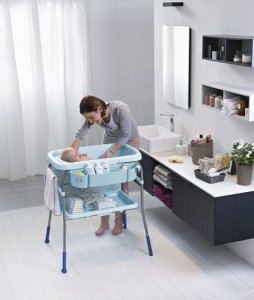 Wanienka przewijak komoda kąpielowa 3w1 CUDDLE&BUBBLE niebieska Chicco 16