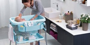 Wanienka przewijak komoda kąpielowa 3w1 CUDDLE&BUBBLE niebieska Chicco 17