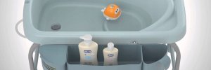 Wanienka przewijak komoda kąpielowa 3w1 CUDDLE&BUBBLE niebieska Chicco 21