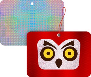 Odstraszacz Ptaków Szpaków Kosów Gołębi Dzięciołów Hologramowe Odblaskowe Oczy "Scary Eyes" 5