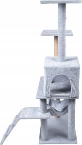 Drapak dla kota legowisko wieża domek schodki 4 poziomy szary 4