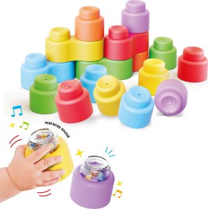 QUERCETTI MIĘKKIE KLOCKI MOMY Z GRZECHOTKĄ 18 ELEMENTÓW 2