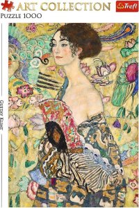 PUZZLE 1000 ArtColl Dama z wachlarzem 10925 3