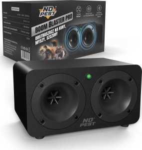 Ultradźwiękowy Odstraszacz Kun Myszy Szczurów Gryzoni na Kuny Myszy Szczury Boom Blaster Pro 3