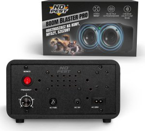 Ultradźwiękowy Odstraszacz Kun Myszy Szczurów Gryzoni na Kuny Myszy Szczury Boom Blaster Pro 4