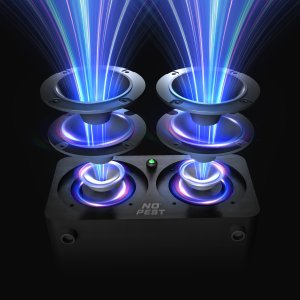 Ultradźwiękowy Odstraszacz Kun Myszy Szczurów Gryzoni na Kuny Myszy Szczury Boom Blaster Pro 6