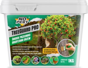 Środek Przeciwko Obgryzaniu Drzewek 1kg Odstraszacz Zwierząt Saren Jeleni Zająców Bobrów Gryzoni TreeGuard PRO 2