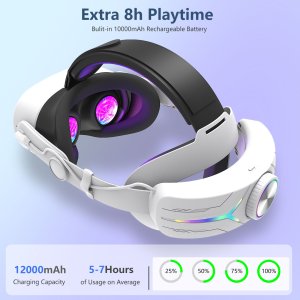Head Strap Elite Strap z baterią 12000 mAh | do Meta Quest 3S & Quest 3 9