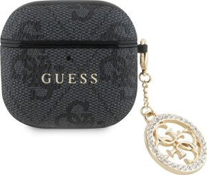 Etui Guess 4G Strass Charm do Apple AirPods 4 czarny 1
