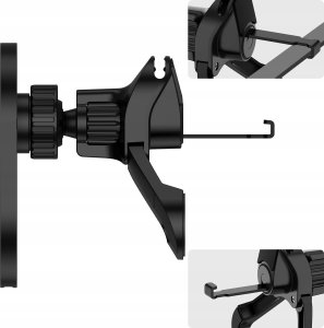 TECH-PROTECT MM15W-V6 MAGNETIC MAGSAFE STABLE VENT CAR MOUNT WIRELESS CHARGER 15W BLACK/BLACK 6