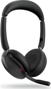 Jabra Evolve2 65 Flex MS Stereo Link380c Wireless Headset, Bluetooth, USB-C, Black 1