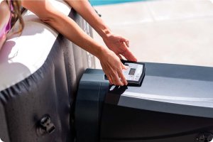 SPA ogrodowe Intex Dmuchane SPA z hydromasażem 4 osobowe zestaw 28458 5