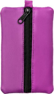 Etui na klucze skórzane KC-02-PDM fioletowe 1