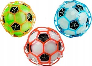 Skacząca tańcząca piłka futbolowa światło dźwięk 3634 Lean Toys 1