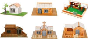 Sprytny Budowniczy 30w1-zestaw kreatywny-prawdziwe cegły i zaprawa, wielokrotnego użytku, plany budowy w zestawie! 4