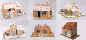 Sprytny Budowniczy 30w1-zestaw kreatywny-prawdziwe cegły i zaprawa, wielokrotnego użytku, plany budowy w zestawie! 6