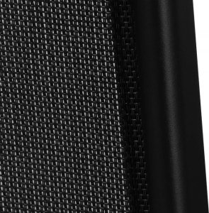 Krzesła ogrodowe 2 szt. zestaw metalowe do 120 kg, na taras balkon czarne UNIWERSALNY 20