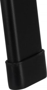 Krzesła ogrodowe 2 szt. zestaw metalowe do 120 kg, na taras balkon czarne UNIWERSALNY 9