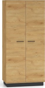 Szafa BRONX 2D 92cm dąb/czarna ML MEBLE 1