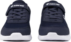 Buty dziecięce Lotto Connect K granatowo-białe 2600000K 5910 28 5