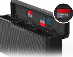 ŁADOWARKA USB TYPE-C na 3x Akumulator Bateria do DJI Action 5 PRO TELESIN / S0-BCG-34-TDJ 7