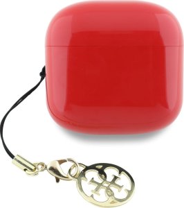 TWS Guess Glossy Effect Printed Classic Logo & Charm Red Headphones 4