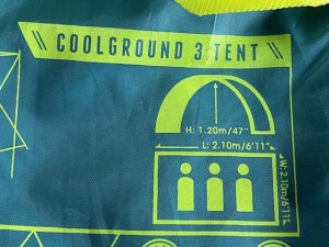 Two-person tent BESTWAY COOLGROUND 3, 210 x 210 x 120 cm 14