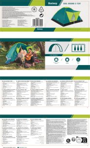 Two-person tent BESTWAY COOLGROUND 3, 210 x 210 x 120 cm 23