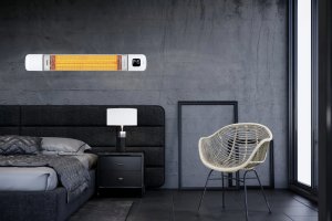 Infrared heater LUXEVA Tora Wi-Fi White, 2.5 kW, with remote control 6