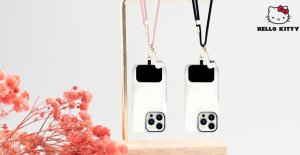 HelloKitty Hello Kitty Patch & Kitty Head Charm Universal Phone Lanyard Pink 6
