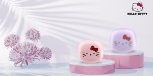 TWS Hello Kitty O Glossy Finish Pink Headphones 5