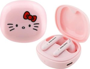 TWS Hello Kitty O Glossy Finish Pink Headphones 6