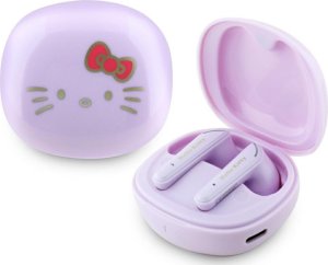 Hello Kitty TWS Earphones O Glossy Finish Purple 1