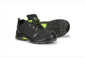 Work boots ROMA S3, nubuck leather, black/green, size 45 1