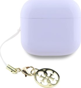 TWS Guess Glossy Effect Printed Classic Logo & Charm Lavender Headphones 4