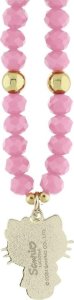 Hello Kitty Pearls and Beads Kitty Charm Phone Charm Pink 3
