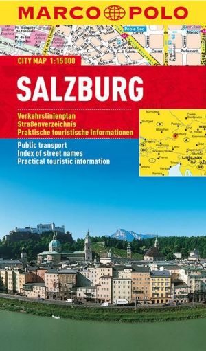 Salzburg. Plan miasta 1