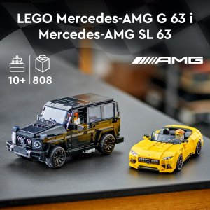 LEGO Speed champions Mercedes-AMG G 63 i Mercedes-AMG SL 63 4 szt. (76924) 4
