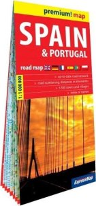 Premium! map Spain and Portugal Road Map w.2023 EDUKAMP 1