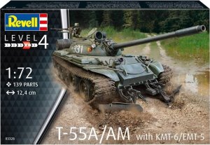Pojazd 1:72 T-55A/AM with KMT-6/EMT-5 EDUKAMP 1