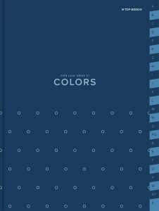 Skorowidz A5/96K kratka Colors niebieski (5szt) EDUKAMP 1